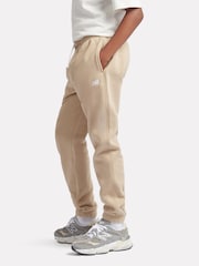 New Balance Orange Small Boys Brush Back Logo Joggers - Image 2 of 8