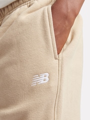 New Balance Orange Small Boys Brush Back Logo Joggers - Image 4 of 8