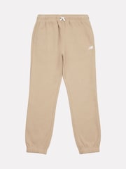 New Balance Orange Small Boys Brush Back Logo Joggers - Image 6 of 8