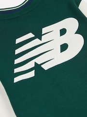 New Balance Green Boys 100% Cotton Baseball Jacket - Image 11 of 11