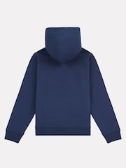 New Balance Blue Chrome Small Boys Brush Back Logo Hoodie - Image 7 of 8