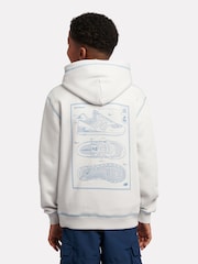 New Balance Grey Boys 574 Diagram Hoodie - Image 3 of 10