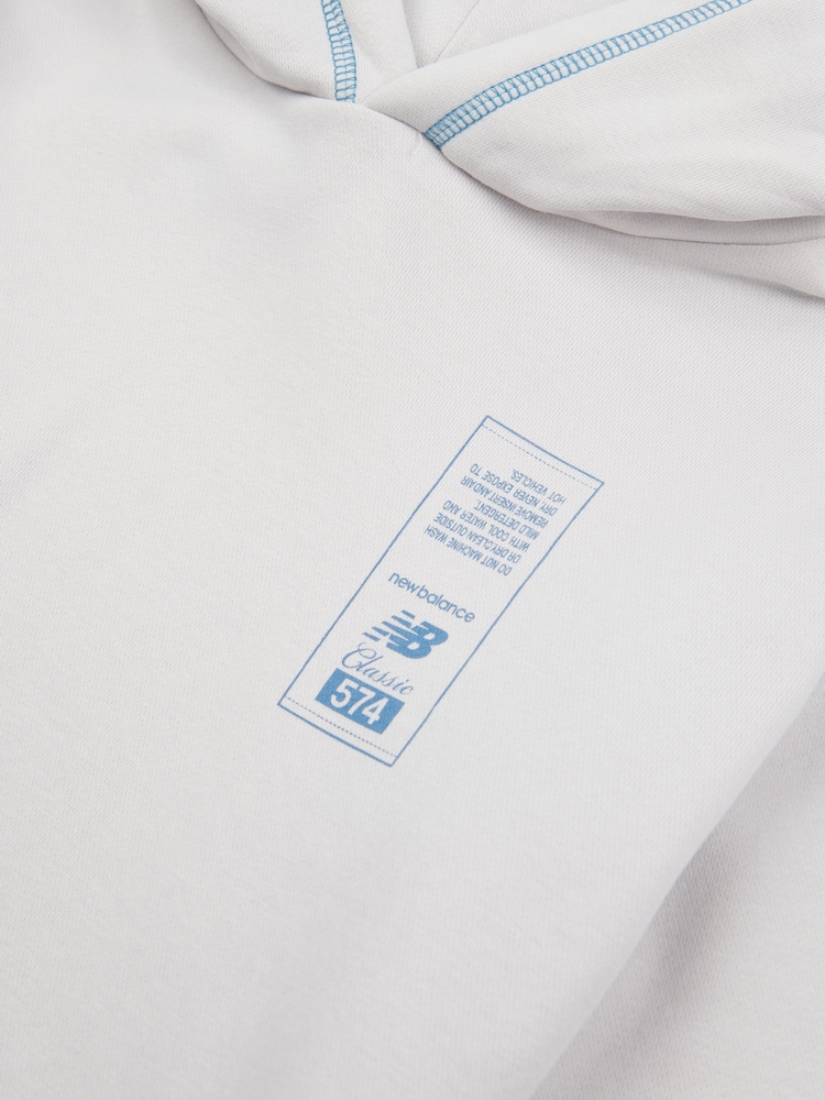 New Balance Grey Boys 574 Diagram Hoodie - Image 9 of 10