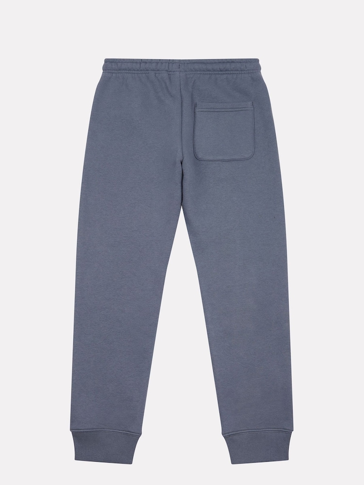 New Balance Blue Boys Brush Back Stacked Logo Joggers - Image 2 of 3