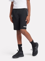 New Balance Black Boys Football Shorts - Image 1 of 8