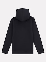 New Balance Black Boys Brush Back Stacked Logo Hoodie - Image 7 of 8