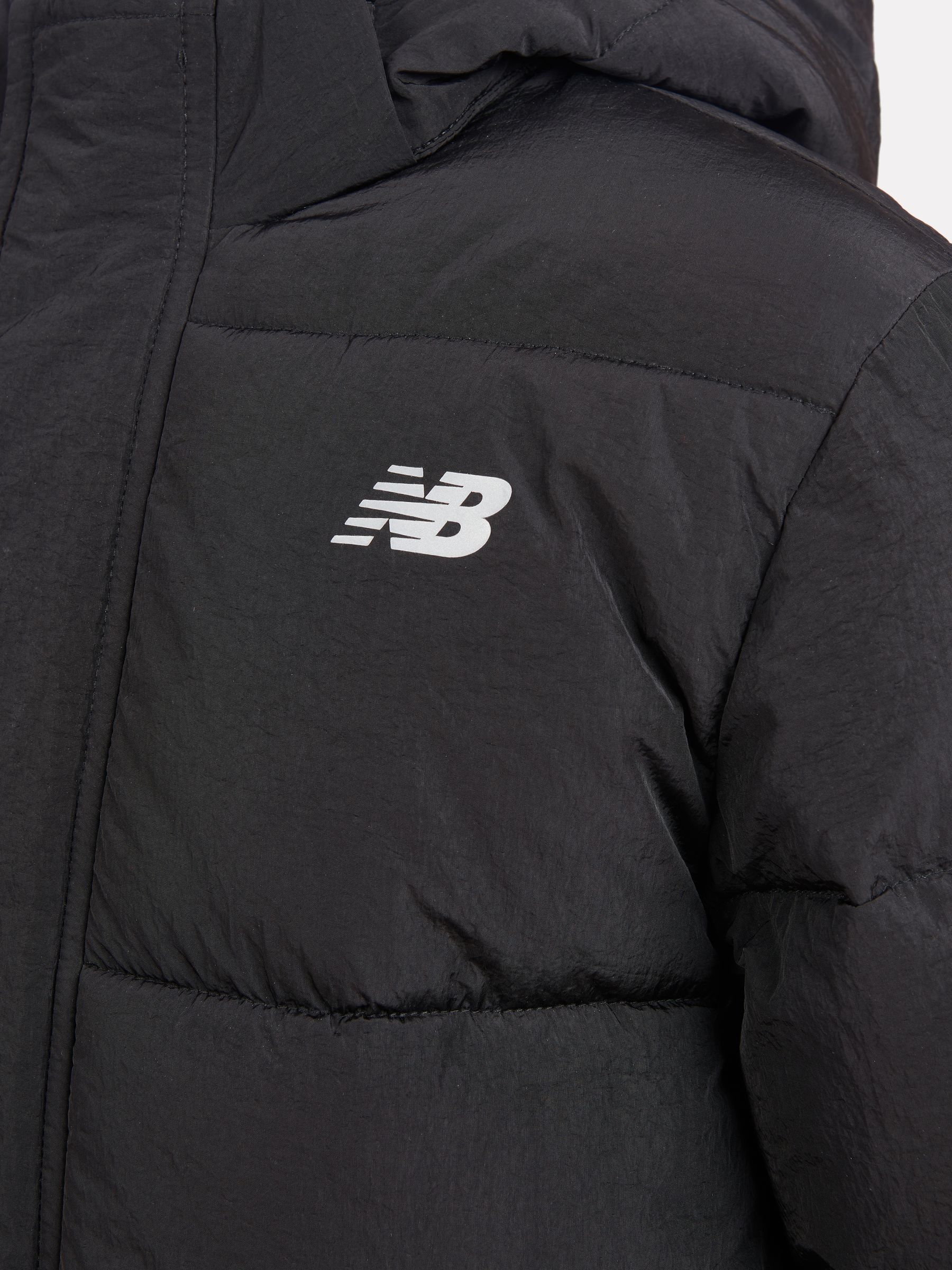 Buy New Balance Black Longline Puffer Coat from Next USA