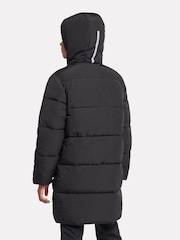New Balance Black Boys Longline Puffer Coat - Image 3 of 13