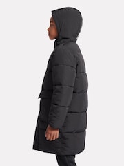 New Balance Black Boys Longline Puffer Coat - Image 4 of 13