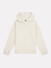 New Balance White Small Boys Brush Back Logo Hoodie - Image 1 of 3