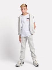 Cinza - Corredores New Balance Small Boys com logotipo Brush Back - Imagem 5 de 8
