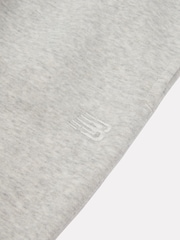 New Balance Grey Small Boys Brush Back Logo Joggers - Image 9 of 9