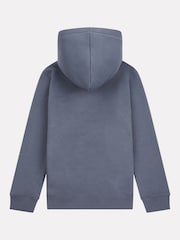 grijs - New Balance hoodie met geborsteld gestapeld logo aan de achterkant voor jongens - Image 7 of 8