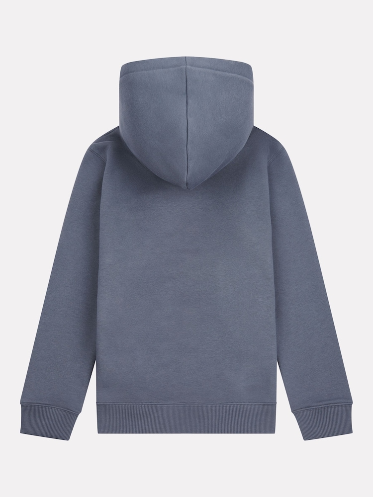 Сірий - New Balance Boys Brush Back Stacked Logo худі - Image 7 of 8
