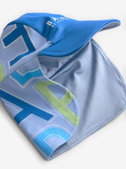 Baker by Ted Baker Blue Sunsafe Swimsuit and Hat Set - Image 5 of 5