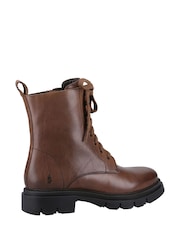 Hush Puppies Rhea Lace Brown Boots - Image 2 of 4