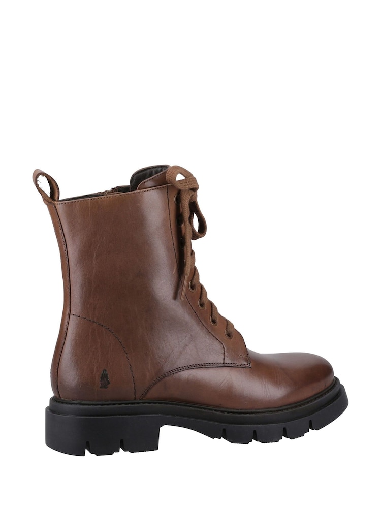 Hush Puppies Rhea Lace Brown Boots - Image 2 of 4