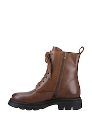 Hush Puppies Rhea Lace Brown Boots - Image 3 of 4