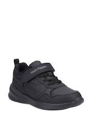 Hush Puppies Senior Marling Bungee Lace Black Shoes - Image 1 of 4