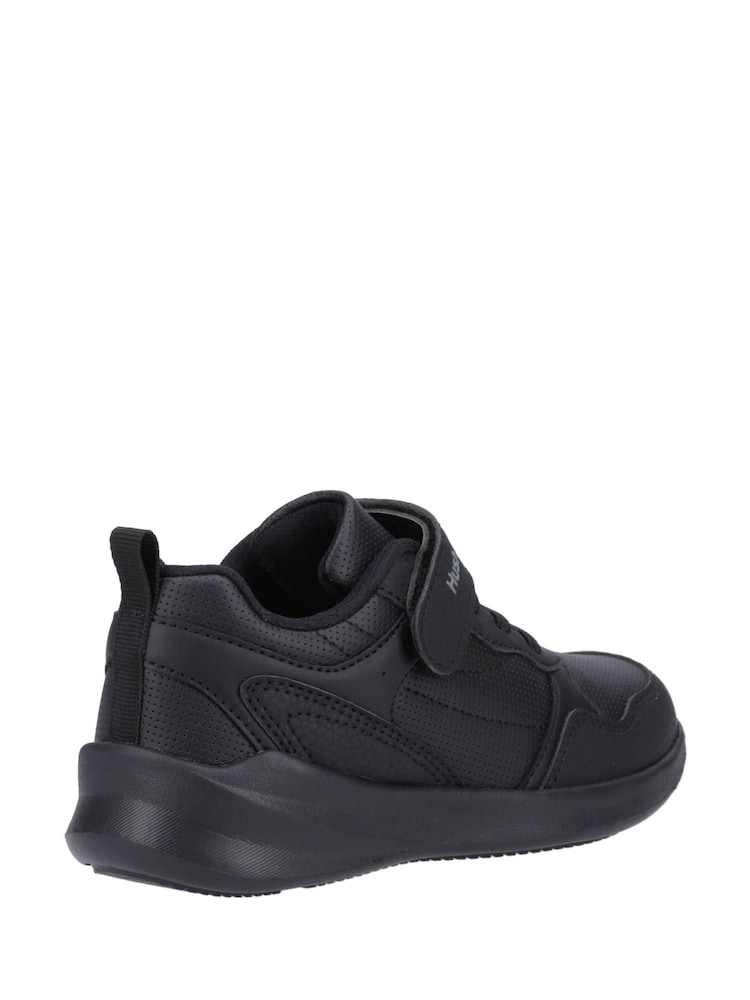 Hush Puppies Senior Marling Bungee Lace Black Shoes - Image 2 of 4