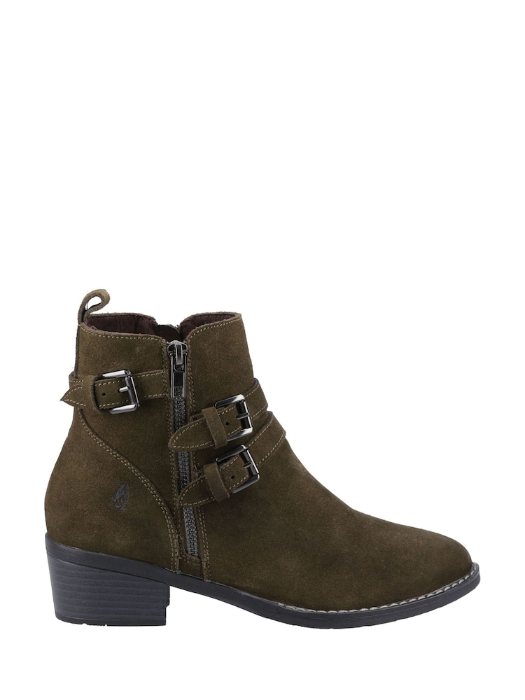 Hush Puppies Green Jenna Ankle Boots - Image 4 of 4