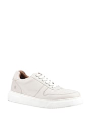Weiß - Hush Puppies Wyatt Weiße Sportschuhe - Bild 2 von 4