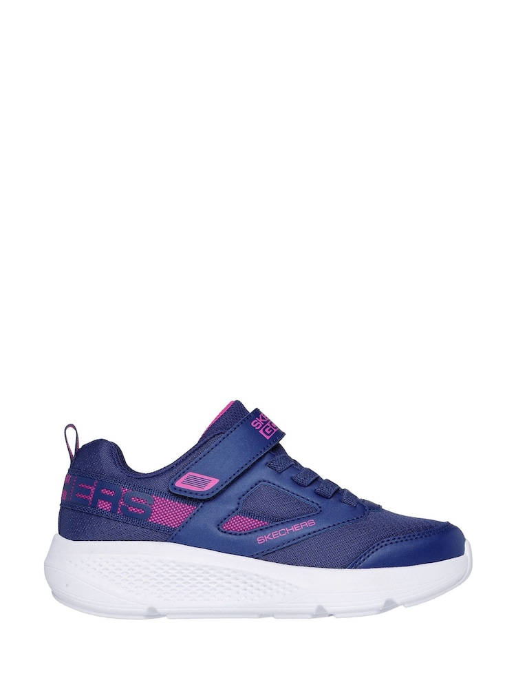 Синий с хромированной отделкой - Skechers GO RUN Elevate Потрясающие скоростные кроссовки - Изображение 1 из 3