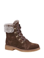 Hush Puppies Florence Mid Brown Boots - Image 1 of 4