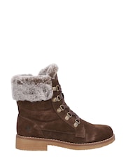 Hush Puppies Florence Mid Brown Boots - Image 4 of 4
