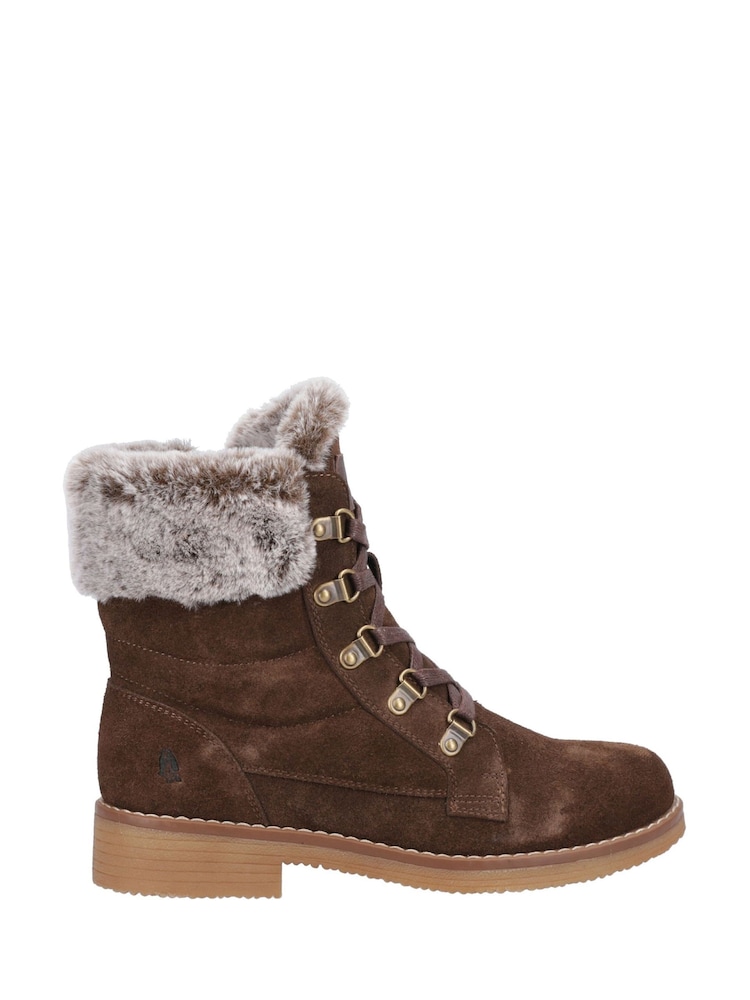 Hush Puppies Florence Mid Brown Boots - Image 4 of 4