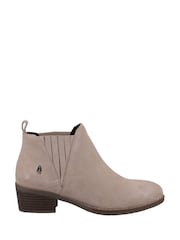 Hush Puppies Cream Isobel Ankle Boots - Image 1 of 4
