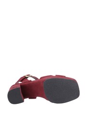 Hush Puppies Ophelia Red Sandals - Image 4 of 4