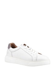 Hush Puppies White Whelan Trainers - Image 3 of 4