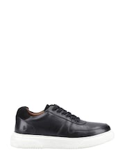 Schwarz - Hush Puppies Wyatt Weiße Sportschuhe - Bild 1 von 4