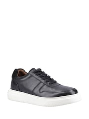 Schwarz - Hush Puppies Wyatt Weiße Sportschuhe - Bild 3 von 4