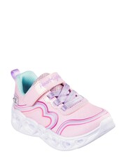Pink - Skechers Heart Lights Retro Hearts Shoes - Bild 1 von 3