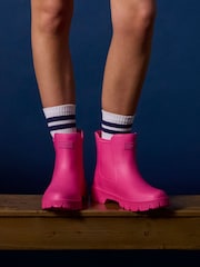 Joules Raindance Pink Lightweight Ankle Wellies - Image 1 of 11
