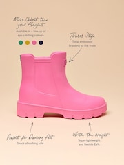 Joules Raindance Pink Lightweight Ankle Wellies - Image 10 of 11