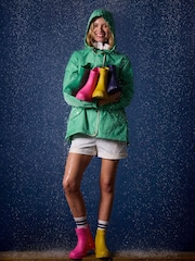 Joules Raindance Pink Lightweight Ankle Wellies - Image 3 of 11