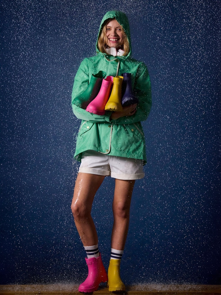 Joules Raindance Pink Lightweight Ankle Wellies - Image 3 of 11