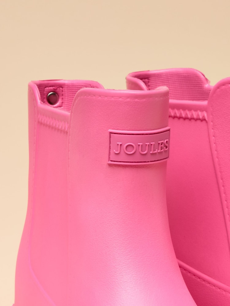Joules Raindance Pink Lightweight Ankle Wellies - Image 8 of 11