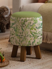 Voyage Maison Claudia Cream Monty Round Footstool - Image 1 of 2