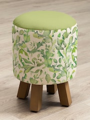 Voyage Maison Claudia Cream Monty Round Footstool - Image 2 of 2