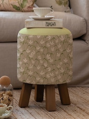 Voyage Maison Fresia Stone Monty Round Footstool - Image 1 of 2