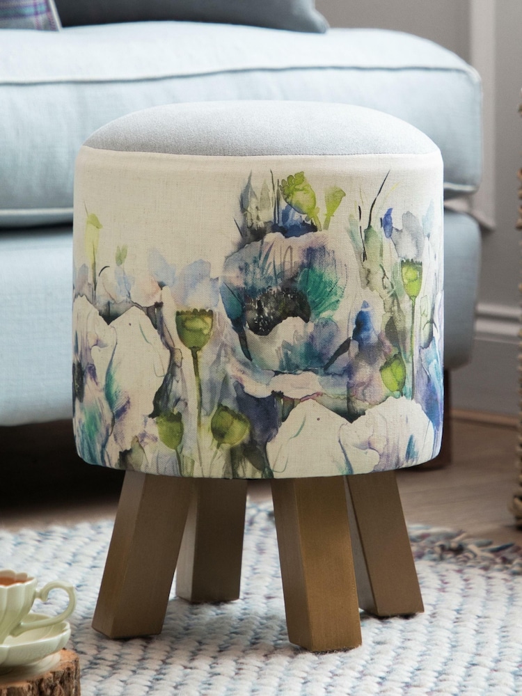 Voyage Maison Papavera Veronica Monty Round Footstool - Image 1 of 3