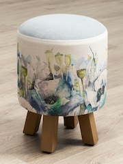 Voyage Maison Papavera Veronica Monty Round Footstool - Image 2 of 3