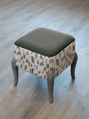 Voyage Maison Arwen Frost Ralf Square Footstool - Image 1 of 1
