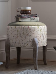 Voyage Maison Carrara Meadow Finn Round Footstool - Image 1 of 2