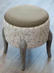 Voyage Maison Carrara Meadow Finn Round Footstool - Image 2 of 2
