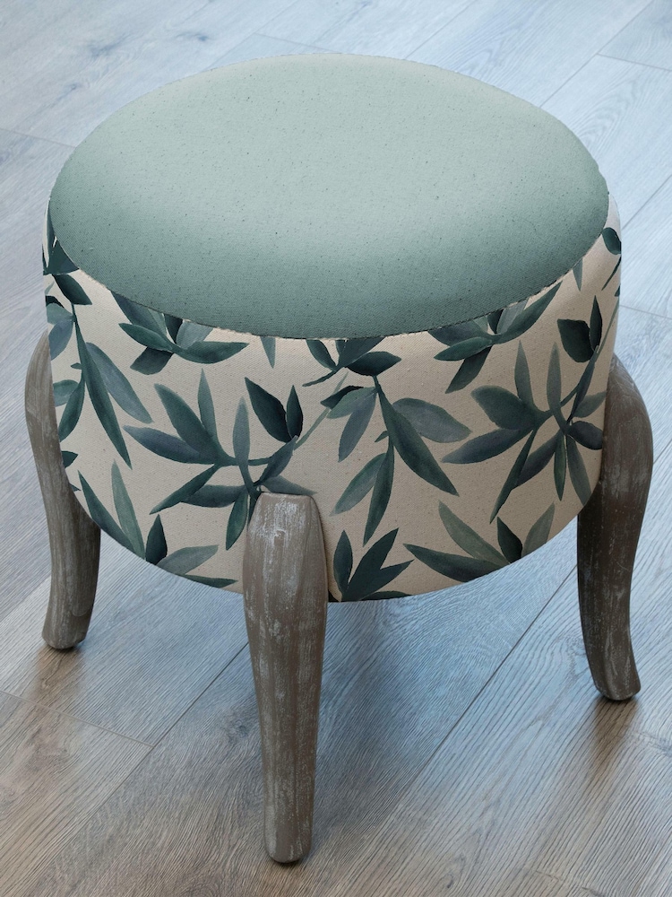 Voyage Maison Silverwood River Finn Round Footstool - Image 2 of 2